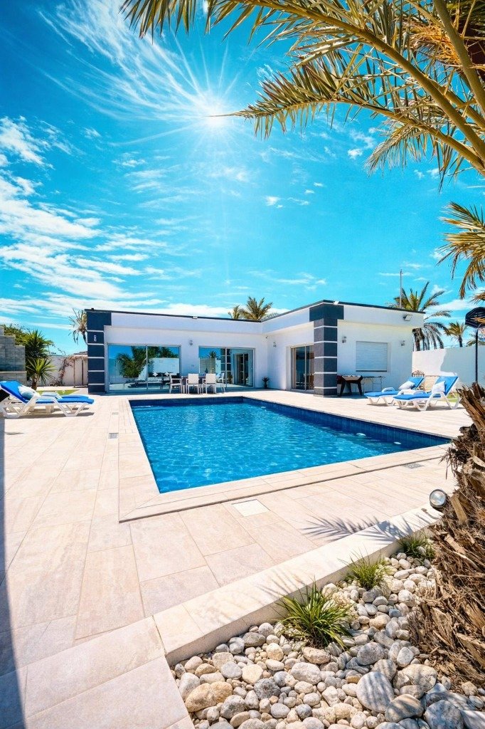 Piscine sans vis-à-vis